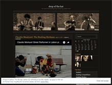 Tablet Screenshot of droppingthehat.wordpress.com