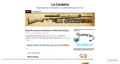 Desktop Screenshot of lacarabina.wordpress.com
