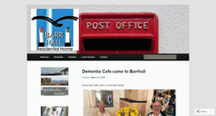 Desktop Screenshot of barrhall.wordpress.com