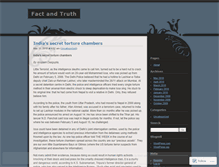 Tablet Screenshot of facttruth.wordpress.com