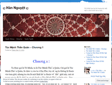 Tablet Screenshot of nguyetcoc.wordpress.com