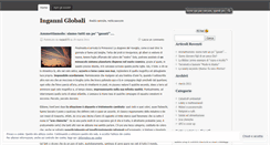 Desktop Screenshot of inganniglobali.wordpress.com