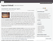 Tablet Screenshot of inganniglobali.wordpress.com