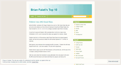 Desktop Screenshot of brianfalati.wordpress.com