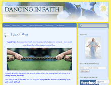 Tablet Screenshot of dancinginfaith.wordpress.com