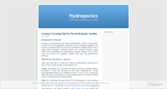 Desktop Screenshot of hydroasis.wordpress.com