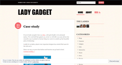 Desktop Screenshot of ladygadgetblog.wordpress.com