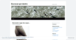 Desktop Screenshot of inescrever.wordpress.com