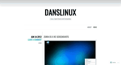 Desktop Screenshot of danslinux.wordpress.com