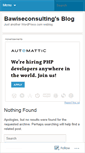 Mobile Screenshot of bawiseconsulting.wordpress.com