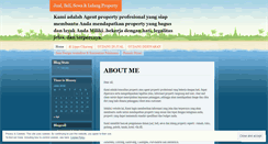 Desktop Screenshot of duniaproperty.wordpress.com