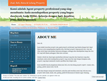 Tablet Screenshot of duniaproperty.wordpress.com