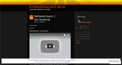Desktop Screenshot of kyashaxdallas.wordpress.com