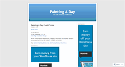 Desktop Screenshot of dailypaintings.wordpress.com