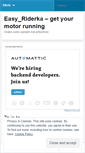 Mobile Screenshot of easyriderka.wordpress.com