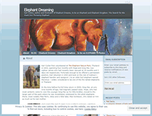 Tablet Screenshot of elephantdreaming.wordpress.com