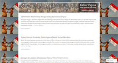Desktop Screenshot of kabarpapua.wordpress.com