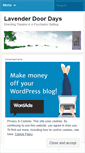 Mobile Screenshot of lavenderdoordays.wordpress.com