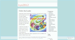 Desktop Screenshot of kyo2812.wordpress.com