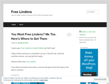 Tablet Screenshot of lindens.wordpress.com