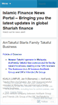 Mobile Screenshot of islamicfinanceupdates.wordpress.com
