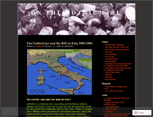 Tablet Screenshot of gothicline.wordpress.com