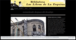 Desktop Screenshot of loslibrosdelaesquina.wordpress.com