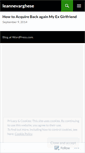 Mobile Screenshot of leannevarghese.wordpress.com