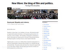 Tablet Screenshot of filmpolitics.wordpress.com