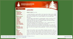 Desktop Screenshot of idasjulkalender.wordpress.com