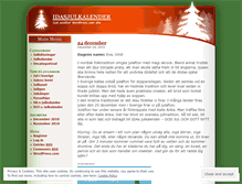 Tablet Screenshot of idasjulkalender.wordpress.com