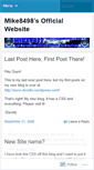 Mobile Screenshot of mike8498.wordpress.com