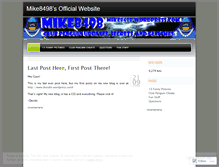 Tablet Screenshot of mike8498.wordpress.com
