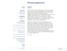 Tablet Screenshot of dirtysexyglamour.wordpress.com