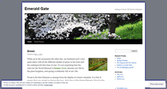 Desktop Screenshot of emeraldgate.wordpress.com