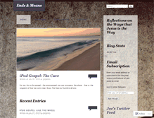 Tablet Screenshot of endsandmeans.wordpress.com