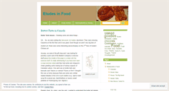 Desktop Screenshot of etudesinfood.wordpress.com