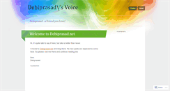 Desktop Screenshot of debiprasad.wordpress.com