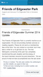 Mobile Screenshot of friendsofedgewater.wordpress.com