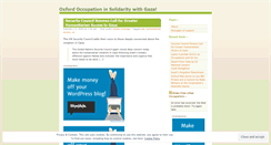 Desktop Screenshot of occupiedoxford.wordpress.com