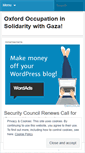 Mobile Screenshot of occupiedoxford.wordpress.com