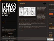 Tablet Screenshot of kidsndogscomic.wordpress.com