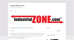 Desktop Screenshot of industrialzoneblog.wordpress.com