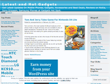 Tablet Screenshot of gadgetshotspot.wordpress.com