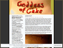 Tablet Screenshot of goddessofcake.wordpress.com