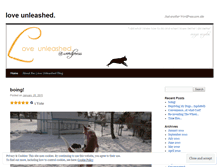 Tablet Screenshot of loveunleashedd.wordpress.com