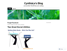 Tablet Screenshot of cynthiale.wordpress.com