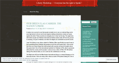 Desktop Screenshot of libertyworkshop.wordpress.com