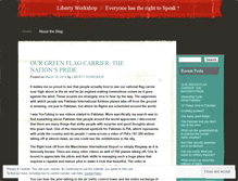 Tablet Screenshot of libertyworkshop.wordpress.com