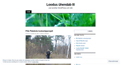 Desktop Screenshot of loodusyhendab.wordpress.com